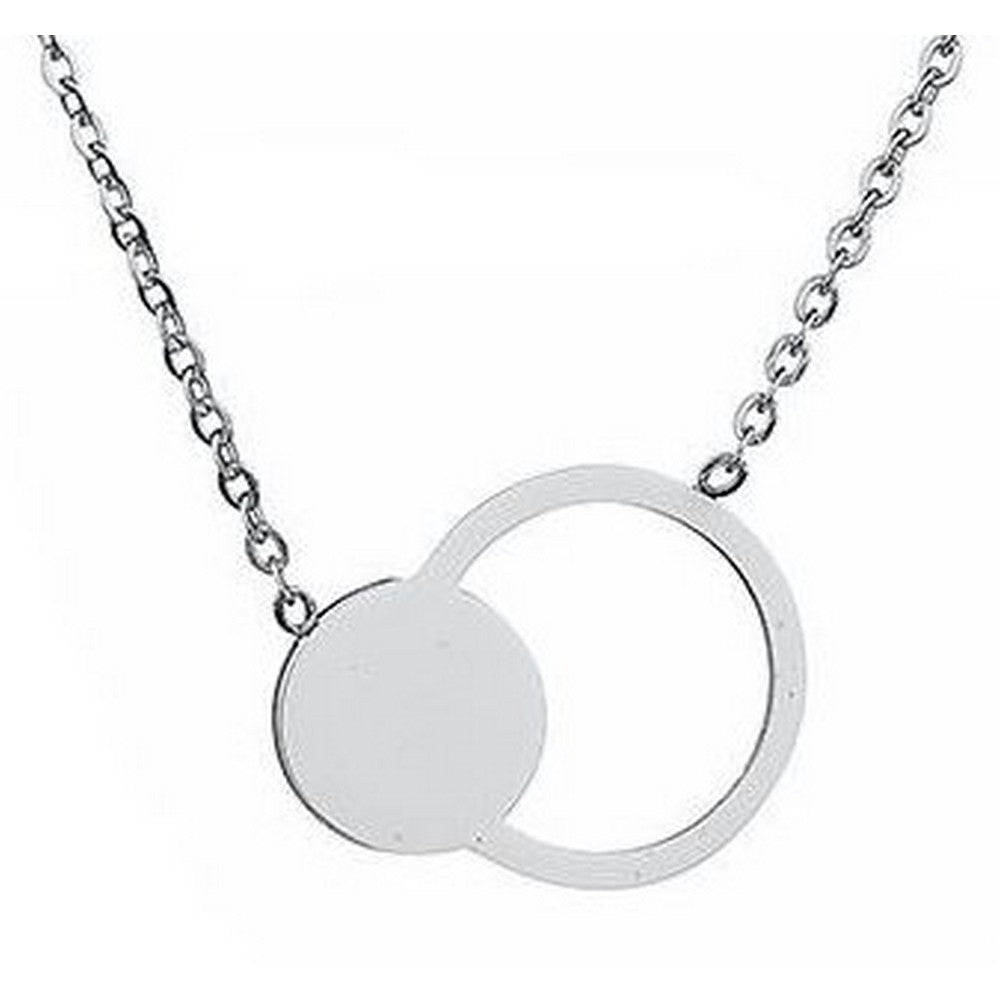 Fiell dames ketting met hanger art rond