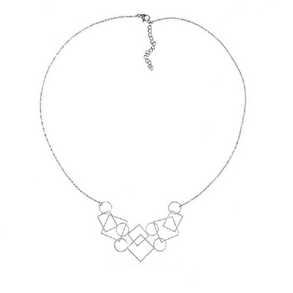 Fiell dames ketting met art square hanger