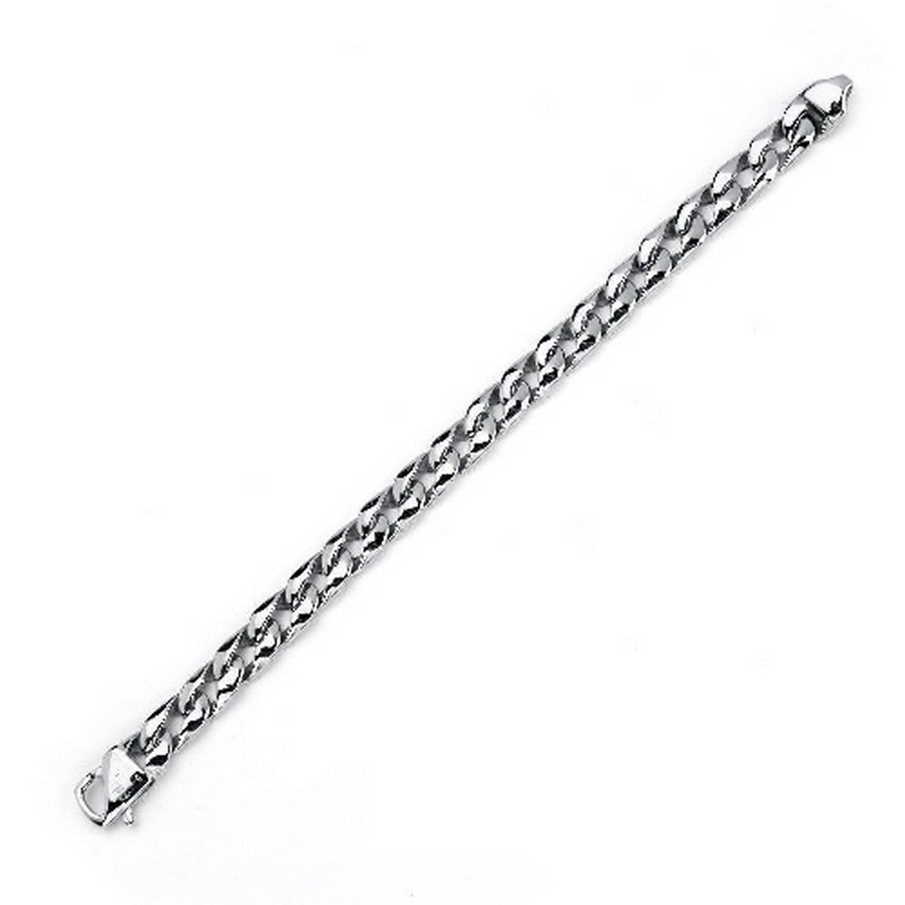 Fiell mannen armband schakels bol glans - 22 cm