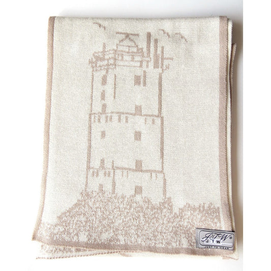 JustToWear Sjaal Terschelling Brandaris - Beige - Senior