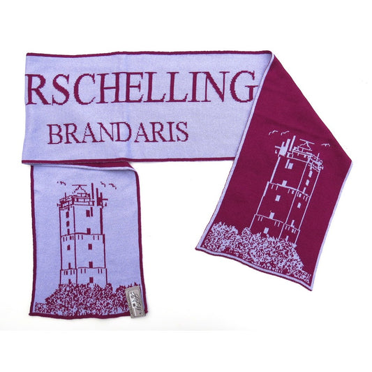 JustToWear Sjaal Terschelling Brandaris - Framboos - Junior