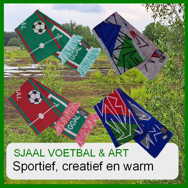Voetbal en Art sjaals
