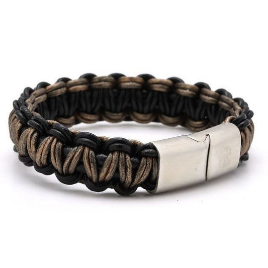 Fiell mannen armband gevlochten