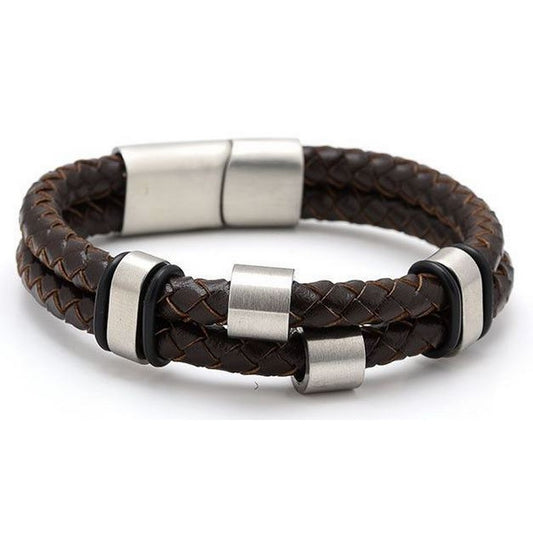 Fiell mannen armband roller gevlochten
