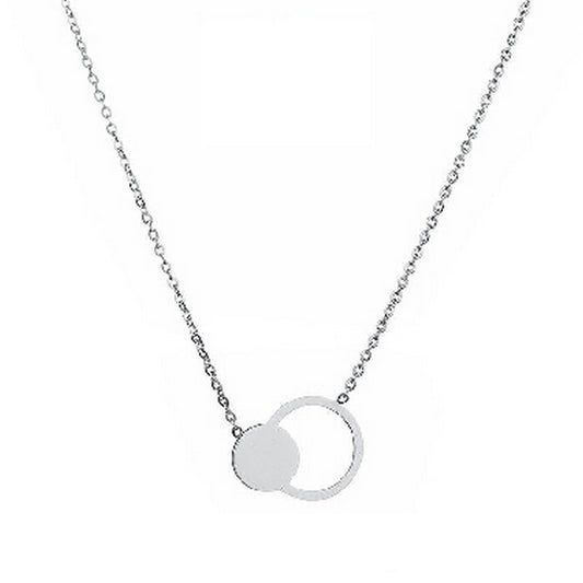 Fiell dames ketting met hanger art rond