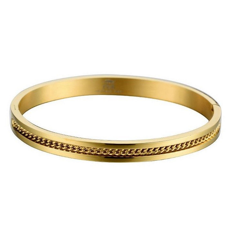 Fiell dames armband rvs gold