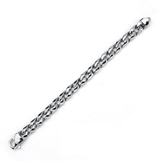 Fiell mannen armband schakels bol glans - 20 cm