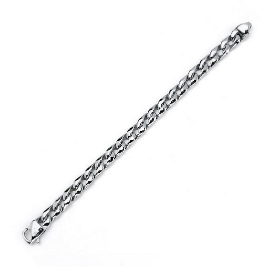 Fiell mannen armband schakels bol glans - 22 cm
