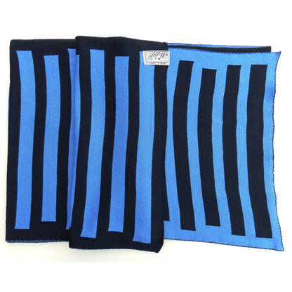 JustToWear Scarf Stam - Light Blue Dark Blue