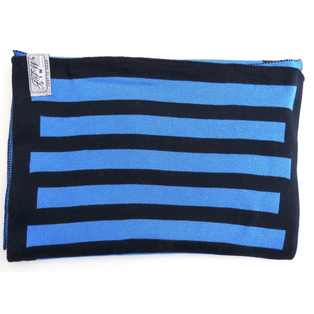 JustToWear Scarf Stam - Light Blue Dark Blue