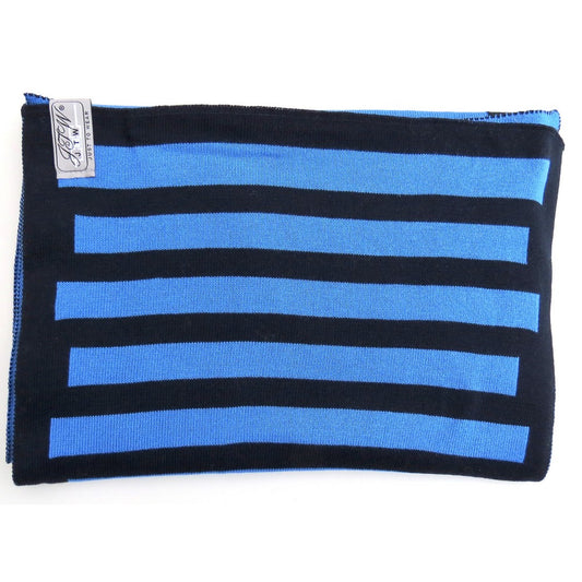 JustToWear sjaal Stam - Lichtblauw Donkerblauw