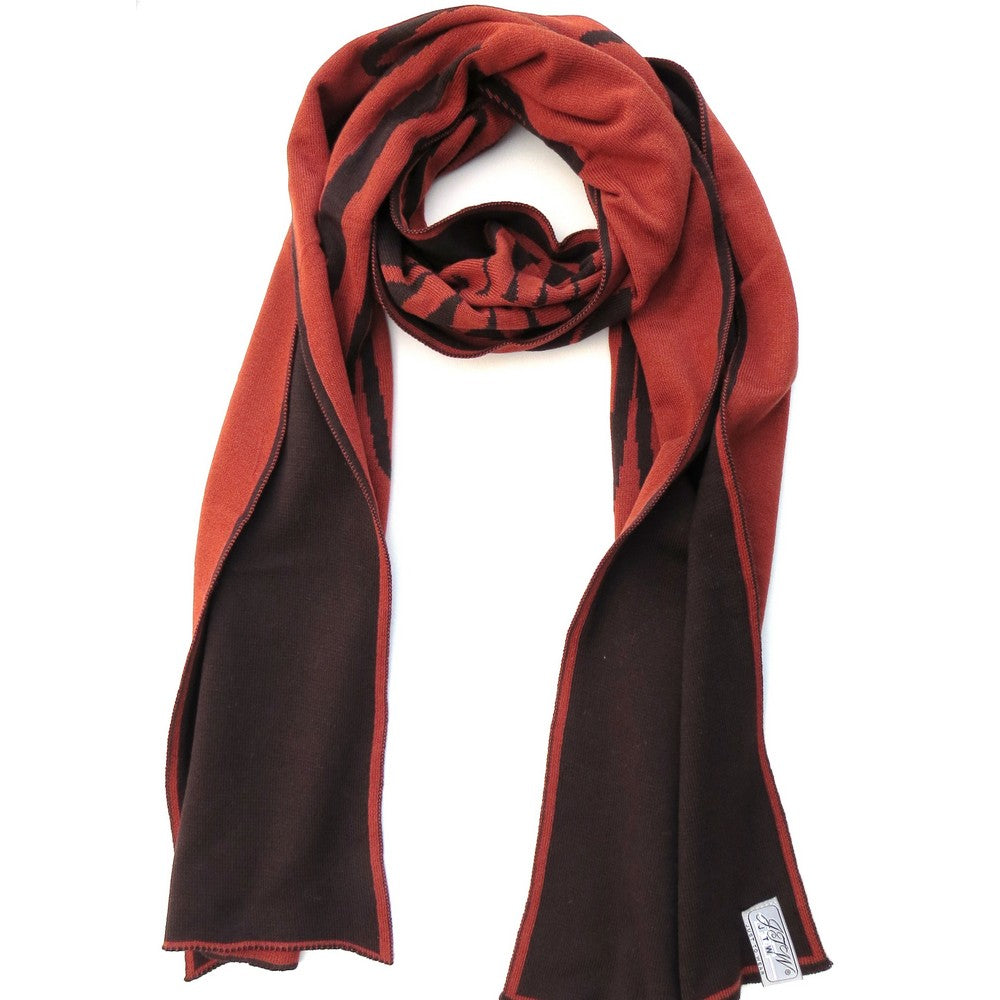 Justtowear Dames Sjaal Zon en Wolk - bruin rood