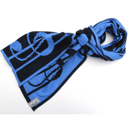 JustToWear Sjaal Muziek - blauw