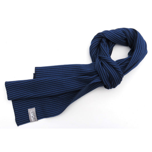 JustToWear Sjaal Gestreept ? Donkerblauw