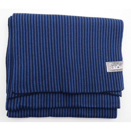 JustToWear Sjaal Gestreept ? Donkerblauw