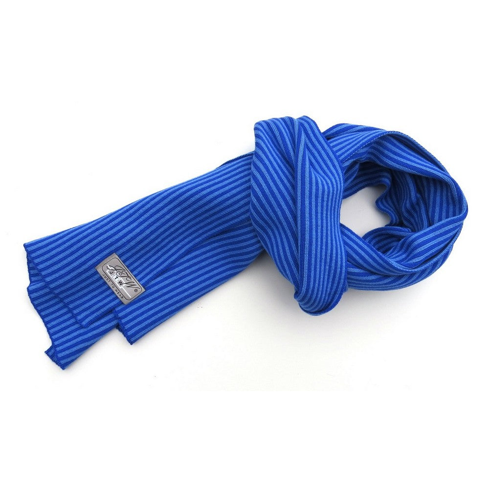JustToWear Sjaal Gestreept ? Helder Blauw