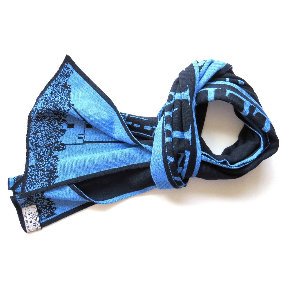 JustToWear Sjaal Terschelling Brandaris - Blauw - Senior
