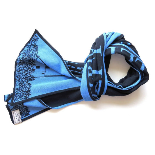 JustToWear Sjaal Terschelling Brandaris - Blauw - Senior