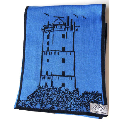 JustToWear Sjaal Terschelling Brandaris - Blauw - Senior