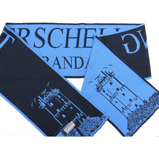 JustToWear Sjaal Terschelling Brandaris - Blauw - Senior