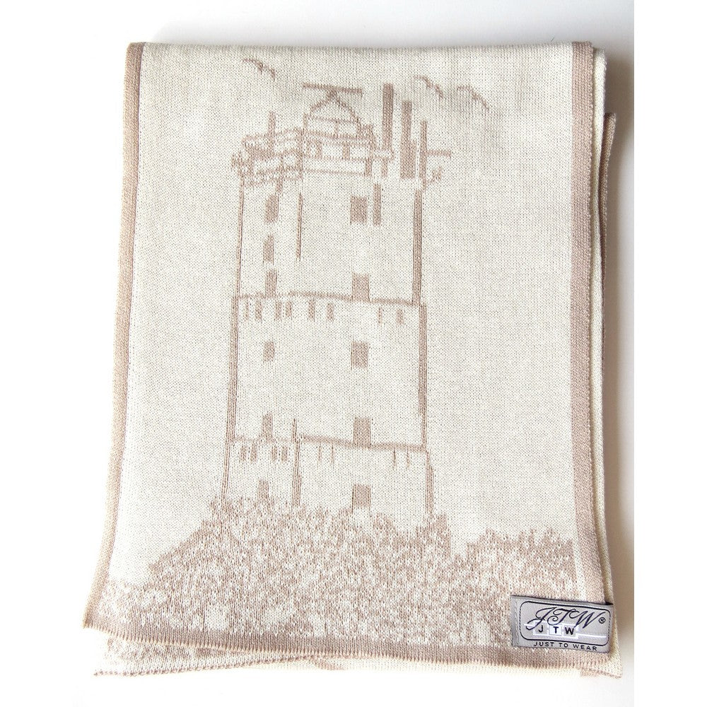 JustToWear Sjaal Terschelling Brandaris - Beige - Senior