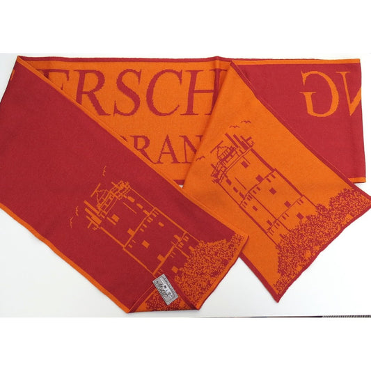 JustToWear Sjaal Terschelling Brandaris - Rood - Senior