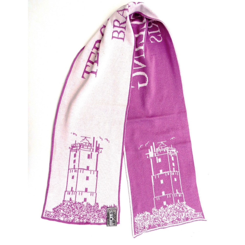 JustToWear Sjaal Terschelling Brandaris - Roze Wit - Junior
