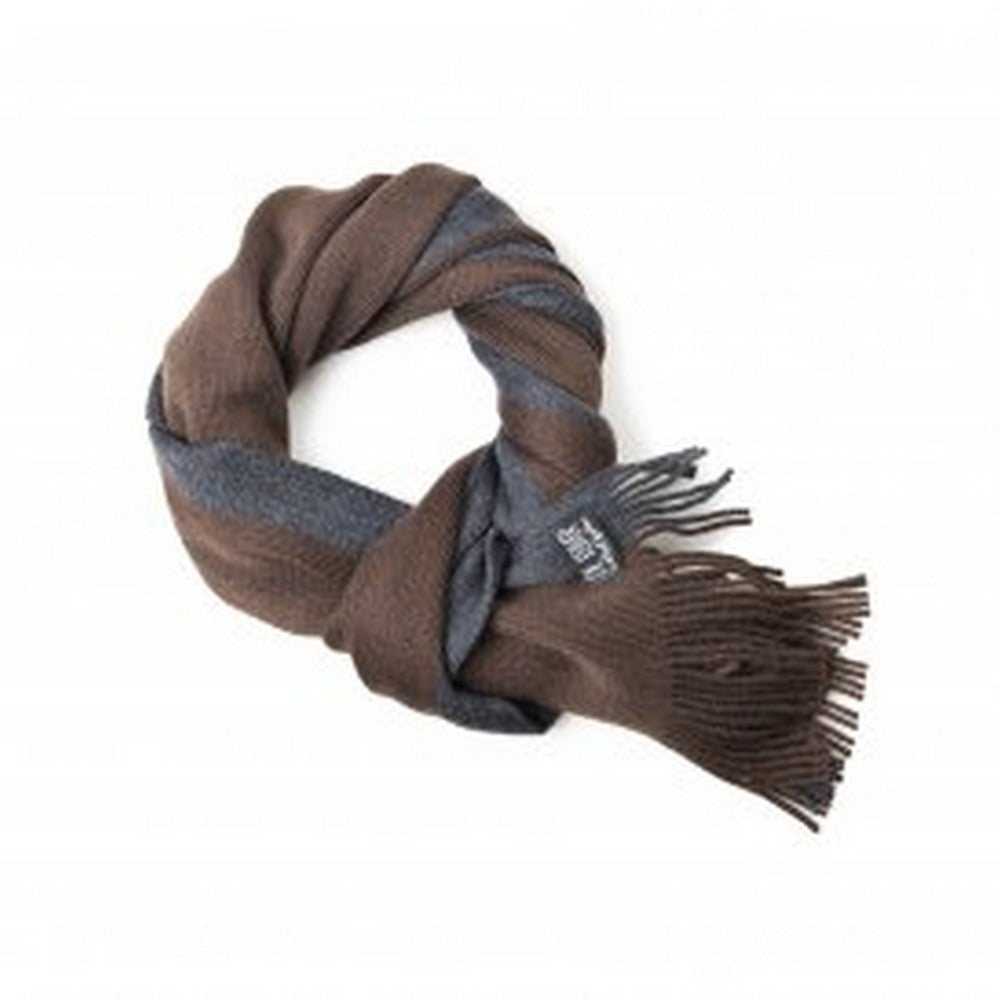 Men's Scarf Baan Dark Brown Grey