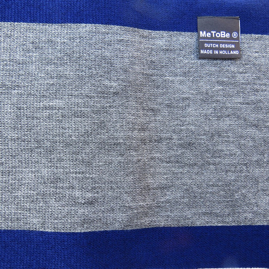 MeToBe Heren Sjaal Baan - grijs blauw