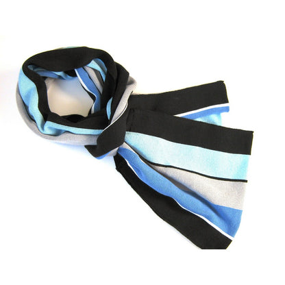 MeToBe Sjaal met Zakken - blauw variaties