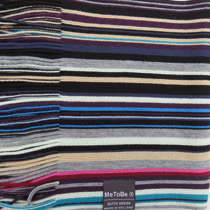 MeToBe Heren Sjaal Lines - multi color