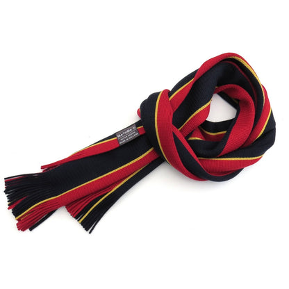 MeToBe Heren Sjaal Banen - blauw rood geel