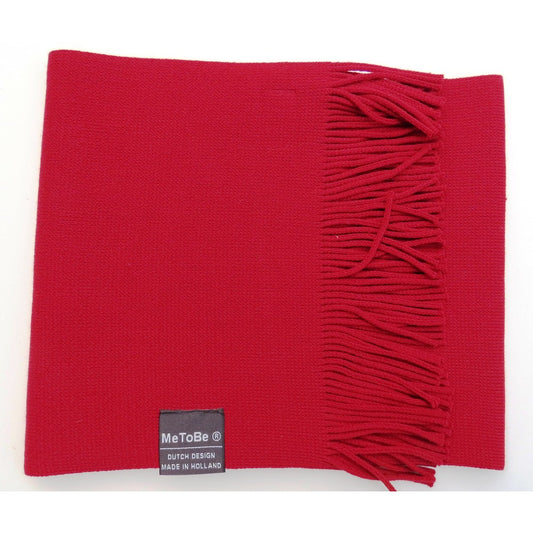 MeToBe Heren Sjaal Egaal - rood