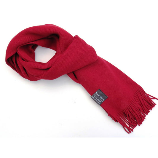 MeToBe Heren Sjaal Egaal - rood