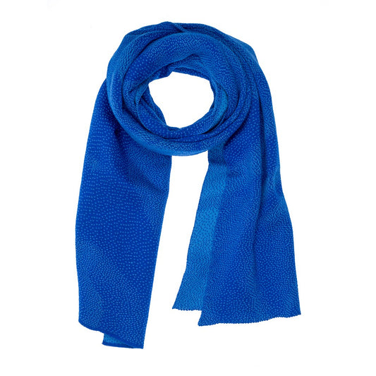MeToBe Dames Sjaal Roos - Helder Blauw