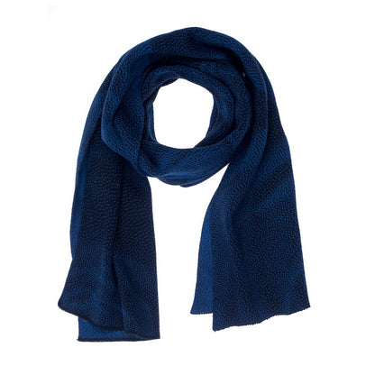 MeToBe Dames Sjaal Roos - Donkerblauw