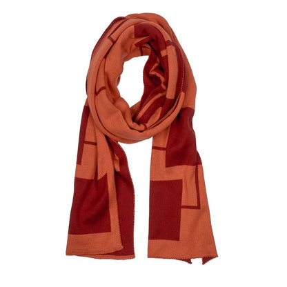 MeToBe Sjaal Blok - rood
