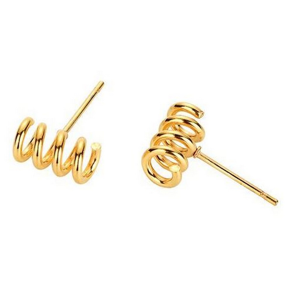 Sweet 7 oorsteker spiraal goudkleurig